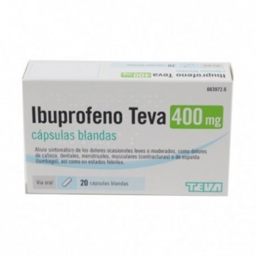 Ibuprofeno Teva 400mg 20...