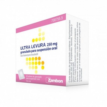 Ultra Levura 250 Mg 20...