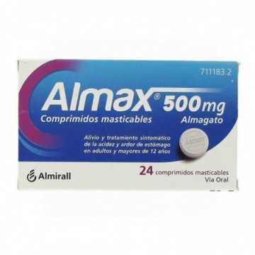 ALMAX 500 mg COMPRIMIDOS...